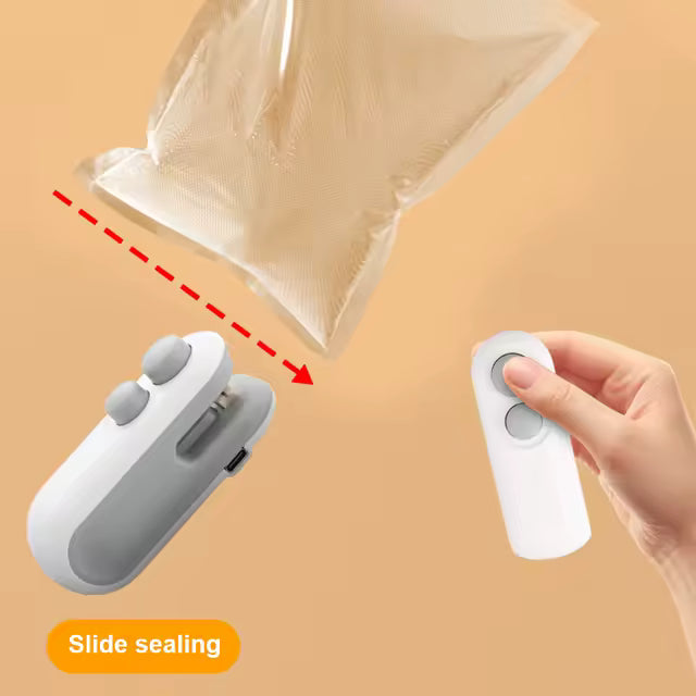 Mini Bag Sealer - Reseal Snacks in Seconds